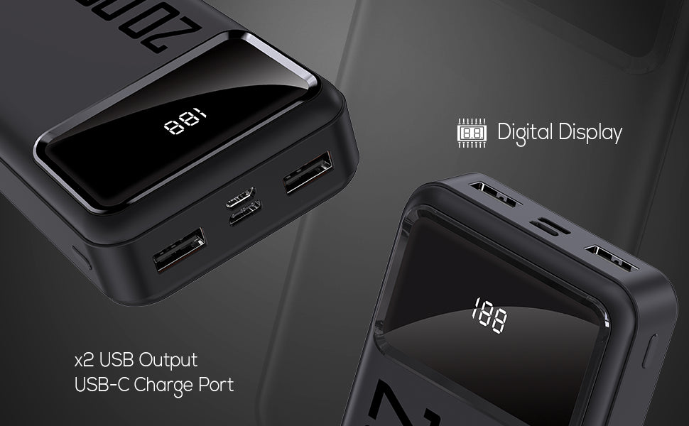 Volkano Punch Series 20,000mAh Certified PD 20W Fast Charging Power Bank